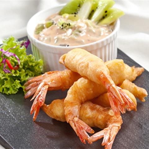 Cách làm tôm chiên sốt kiwi
