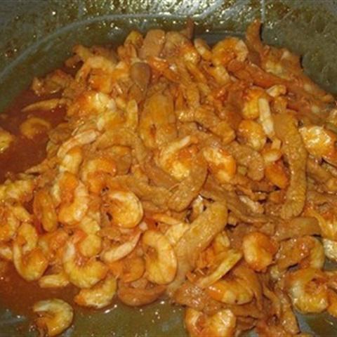 Cách làm tôm chiên thịt