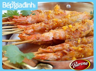 Tôm chiên trứng muối