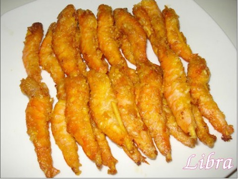 Tôm chiên trứng muối