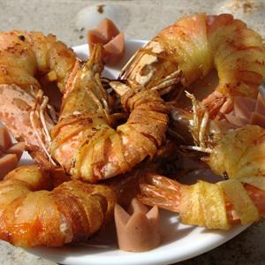 Cách làm tôm cuộn khoai tây chiên