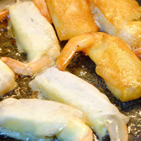 Cách làm tôm cuộn phô mai