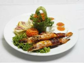 Tôm cuộn thịt xông khói