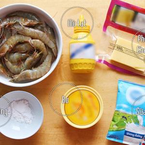 Cách làm tôm đút lò phô mai