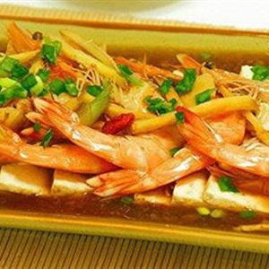 Cách làm tôm hấp đậu hũ