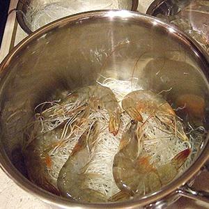 Cách làm tôm hấp miến