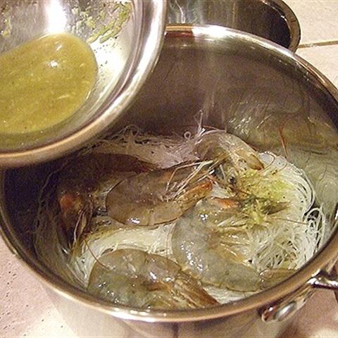Cách làm tôm hấp miến