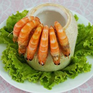 Cách làm tôm hấp nước dừa