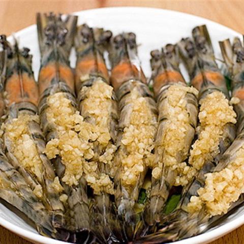 Cách làm tôm hấp tỏi