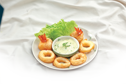 Tôm mực chiên giòn