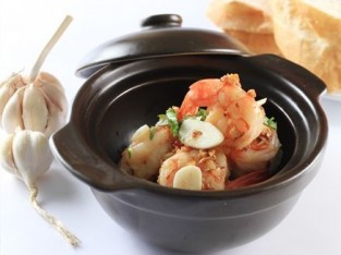 Tôm nấu tỏi