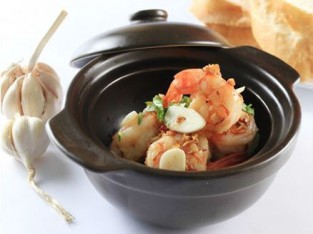 Tôm nấu tỏi