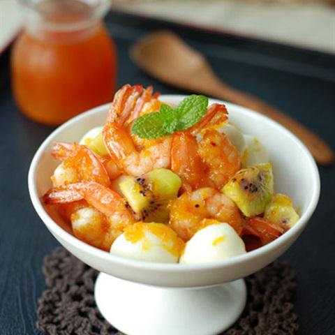 Cách làm tôm nấu trứng cút