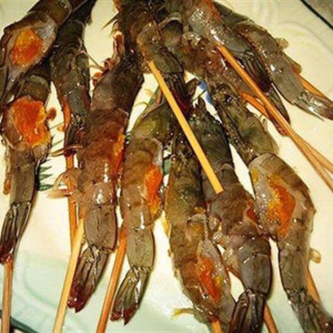 Cách làm tôm nhồi trứng muối chiên