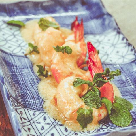 Cách làm tôm nướng bơ phô mai