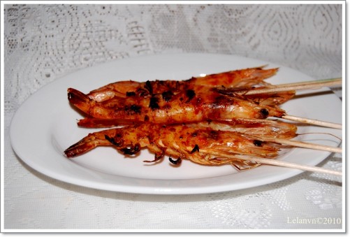 Tôm nướng muối ớt