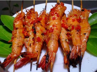 Tôm nướng muối ớt