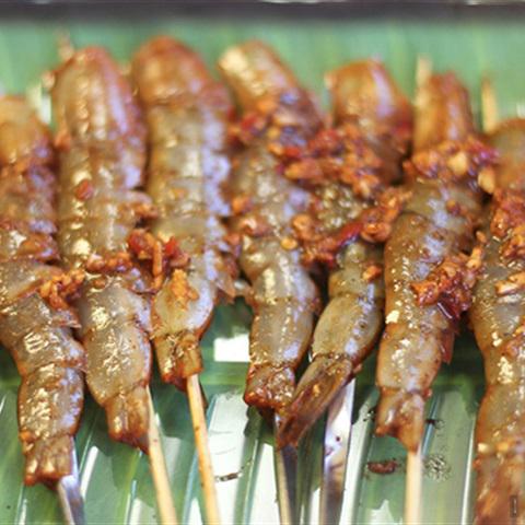 Cách làm tôm nướng muối ớt xí muội