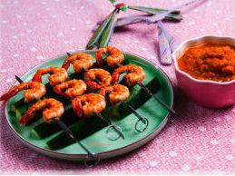 Tôm nướng sốt cay