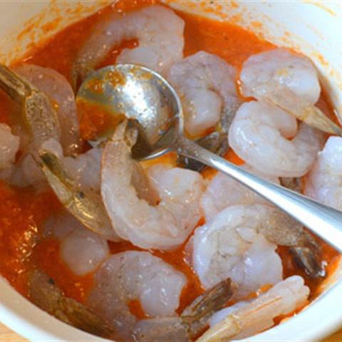 Cách làm tôm nướng xiên que