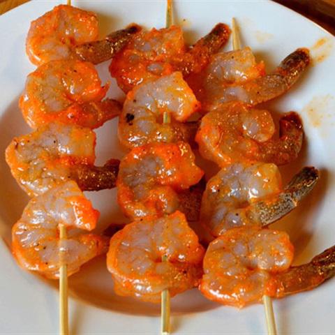 Cách làm tôm nướng xiên que