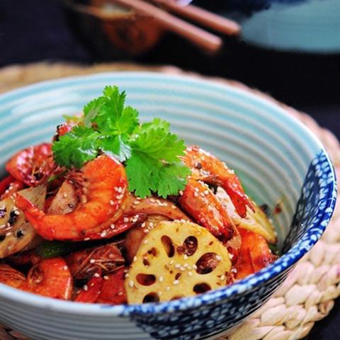 Cách làm món tôm rang cay