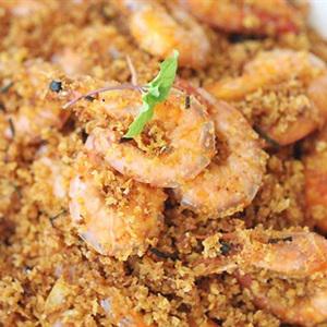 Cách làm tôm rang vụn bánh mì