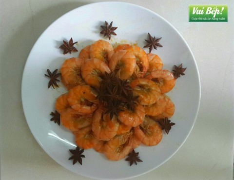 Tôm rim nước dừa