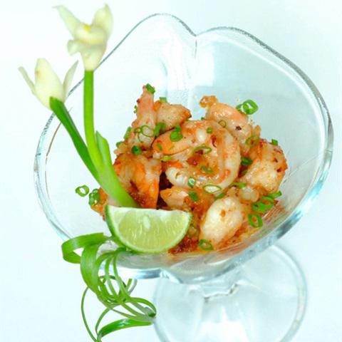Cách làm tôm sốt bơ chanh