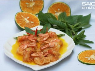 Tôm sốt cam