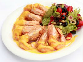 Tôm sốt chanh leo