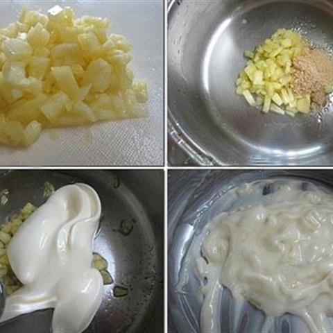 Cách làm tôm sốt dứa mayonnaise