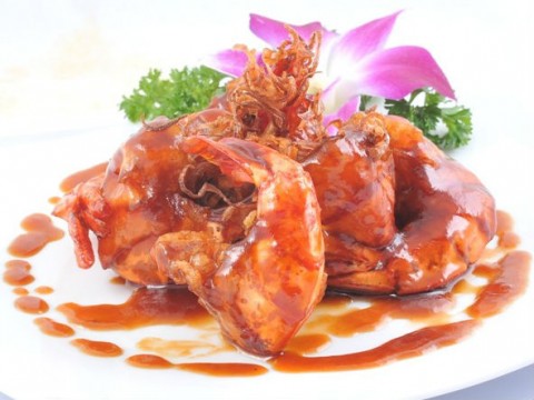 Tôm sốt me kiểu Thái