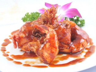 Tôm sốt me kiểu Thái