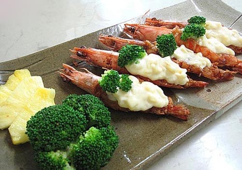 Tôm sốt thơm mayonnaise