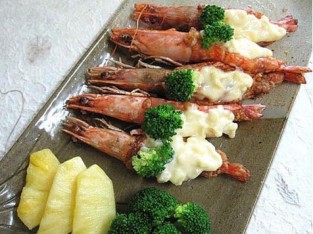 Tôm sốt thơm mayonnaise