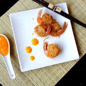 Cách làm tôm tẩm dừa nạo chiên giòn