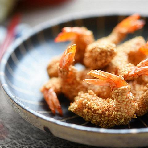Cách làm tôm tẩm mè