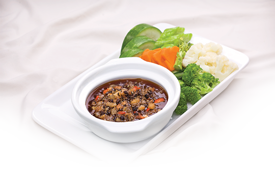 Tôm thịt kho quẹt