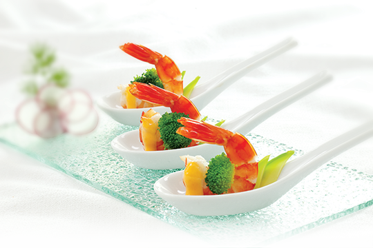 Tôm trộn bông cải