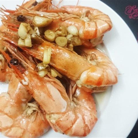 Cách làm tôm tươi sốt tỏi
