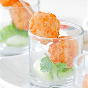 Cách làm tôm viên chiên giòn