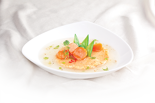 Tôm viên cơm cháy