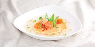 Tôm viên cơm cháy