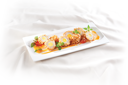 Tôm viên tuyết hoa