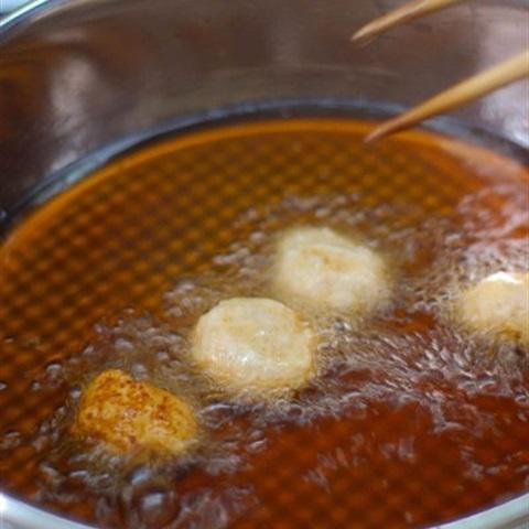 Cách làm tôm vo viên chiên