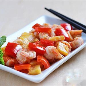 Cách làm tôm xào chua ngọt