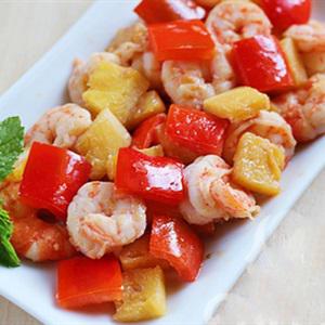 Cách làm tôm xào chua ngọt