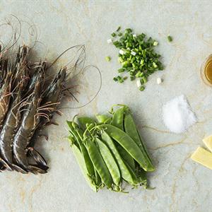 Cách làm tôm xào đậu Hà Lan