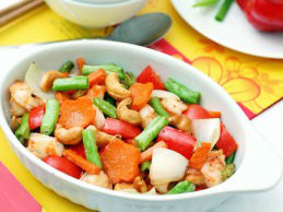 Tôm xào hạt điều